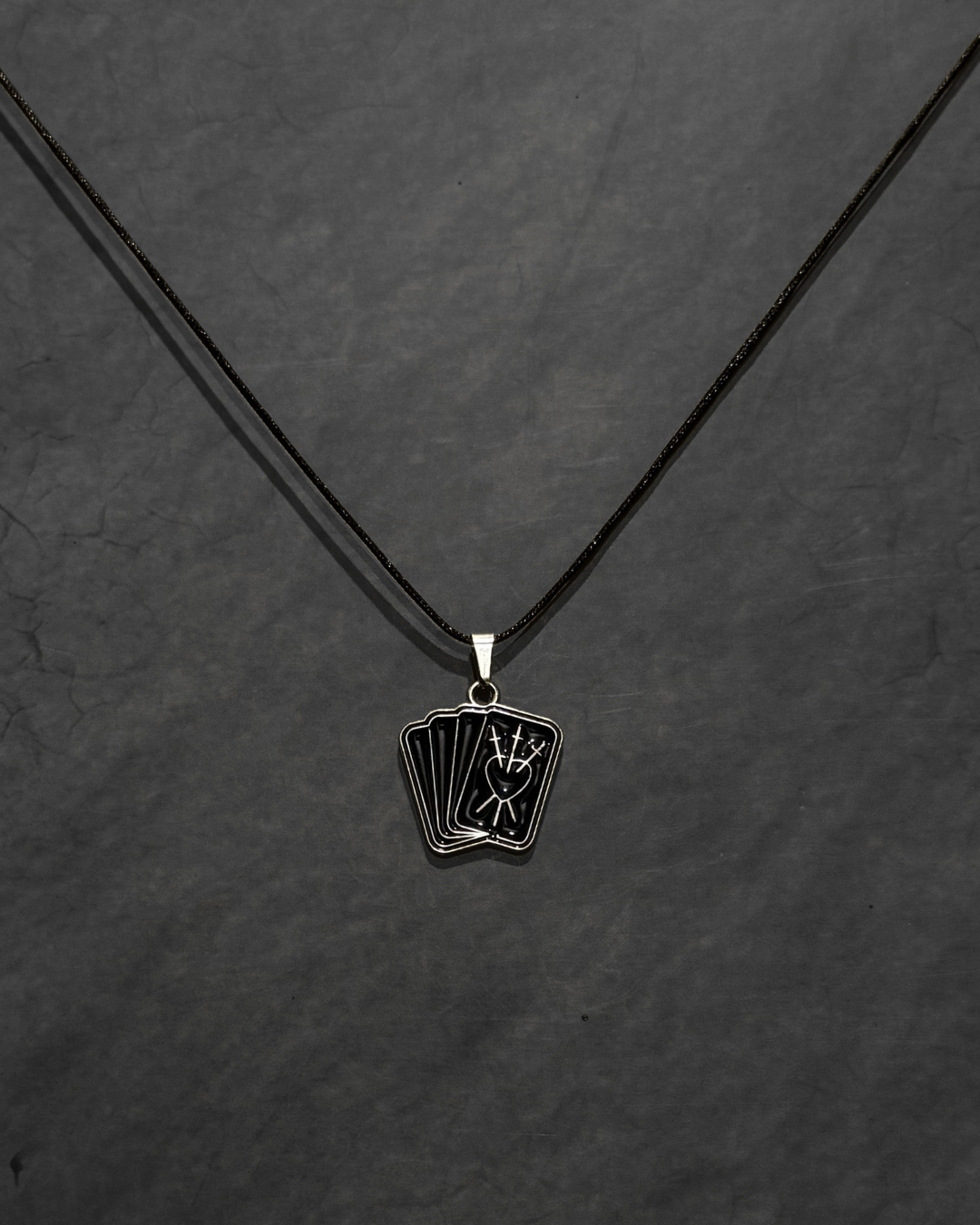 Three of Swords Tarot Necklace