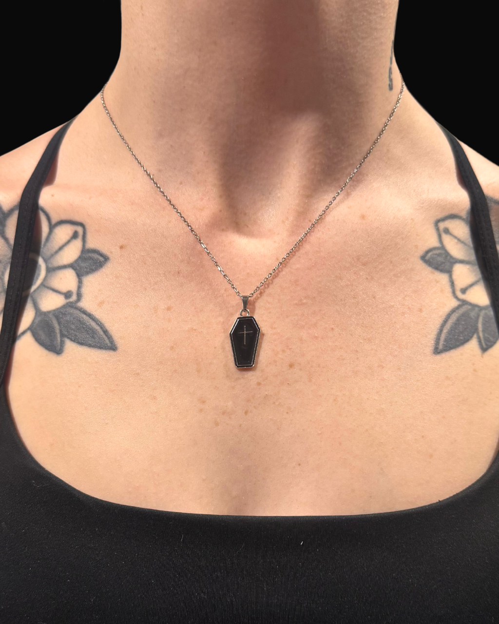 Gothic Coffin Necklace