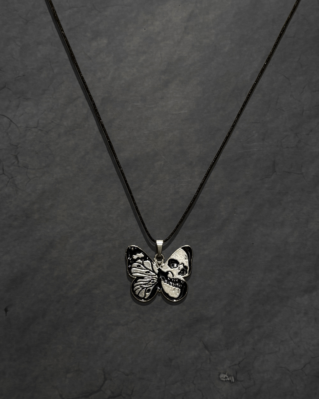 Skullwing Butterfly Necklace