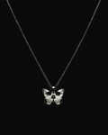 Deathmask Butterfly Necklace