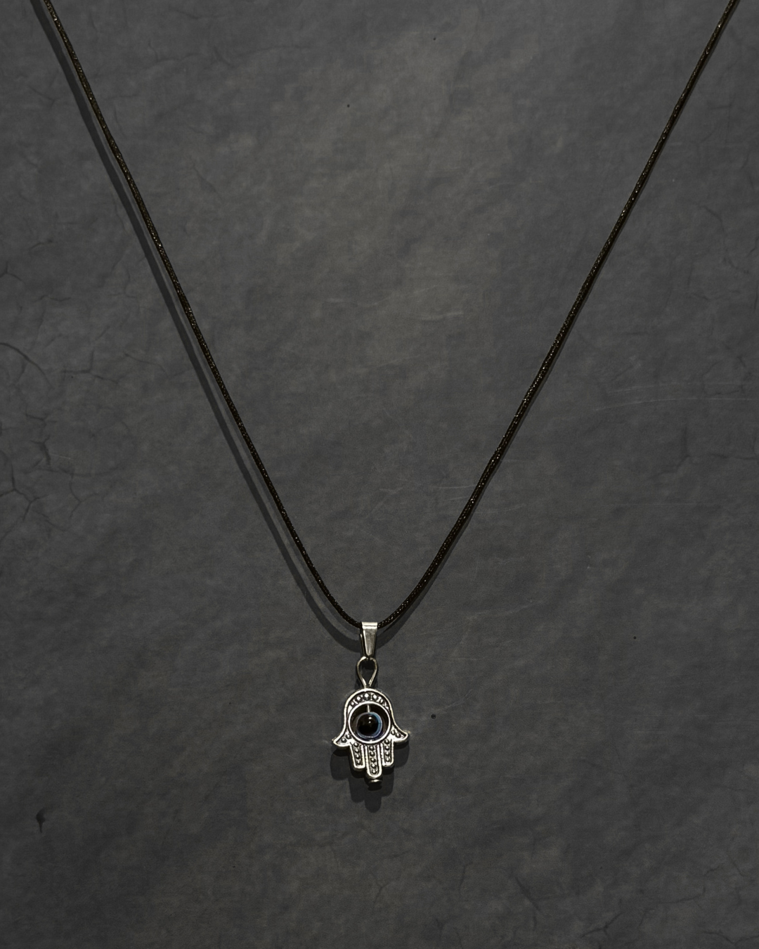 Watchful Hamsa Evil Eye Necklace