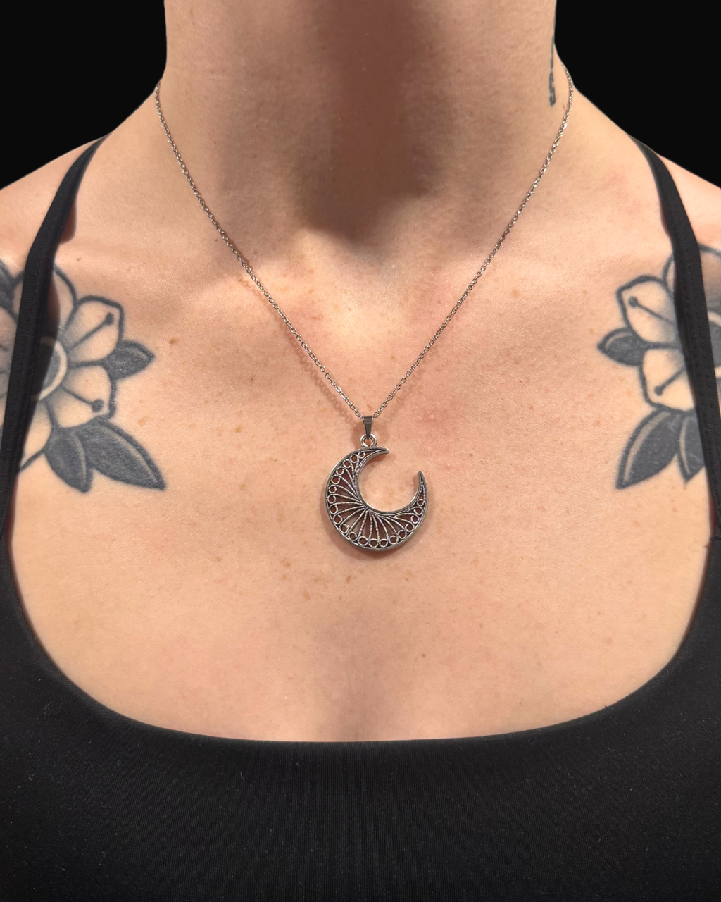Moonray Crescent Necklace