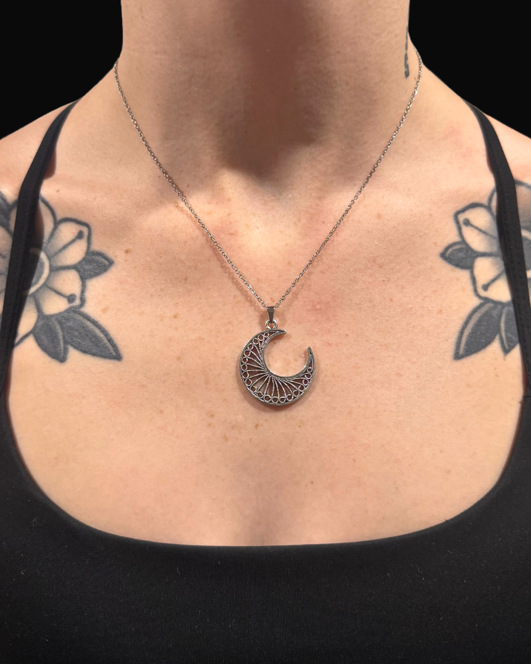 Moonray Crescent Necklace