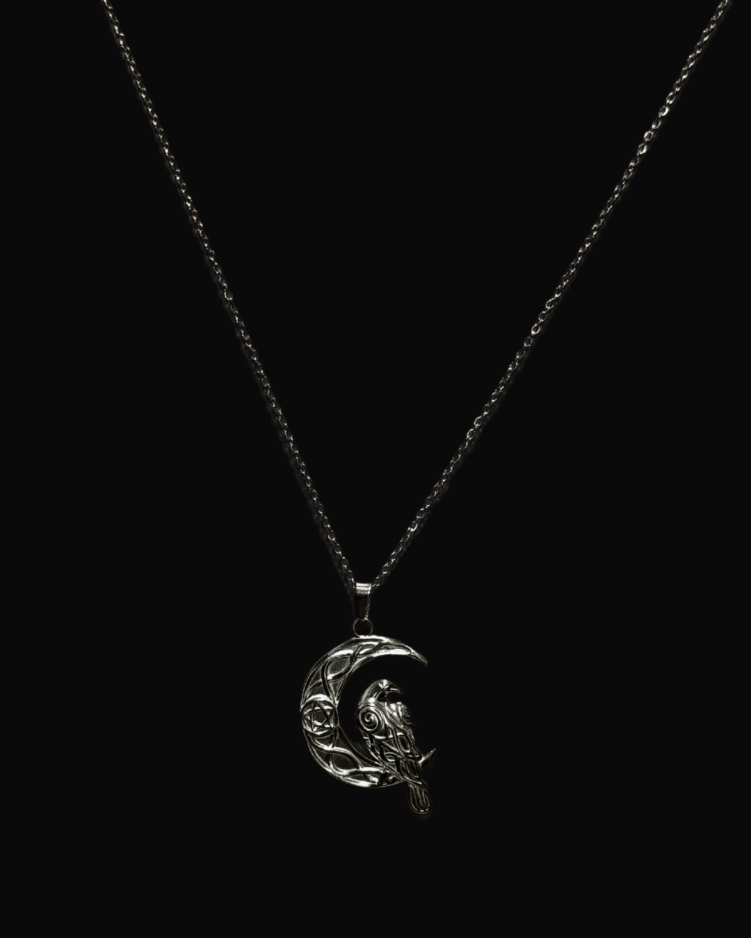Moonbound Raven Necklace