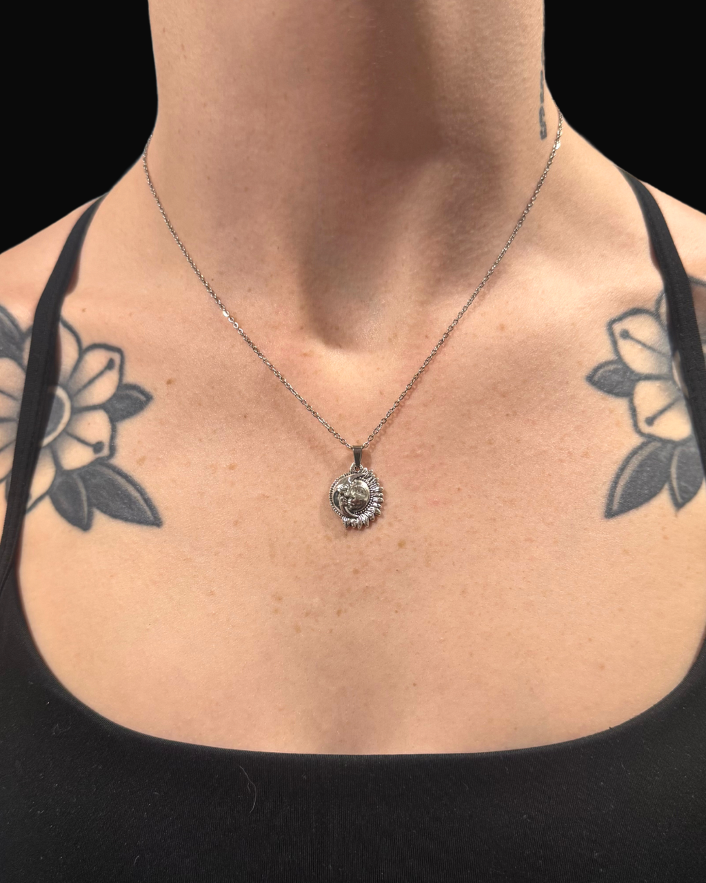 Celestial Sun & Moon Necklace