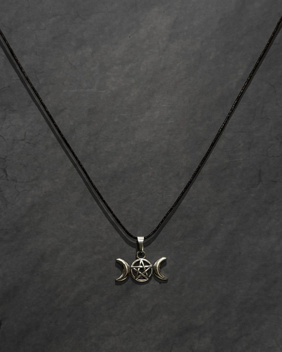 Triple Moon Pentacle Necklace
